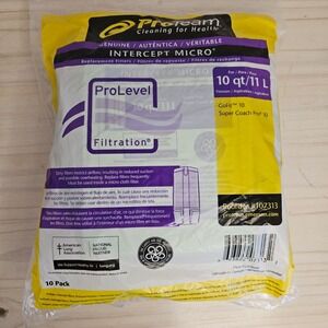 ProTeam Intercept Micro Vacuum Filters 10qt 11L GoFit 10 Super Coach Pro 107313